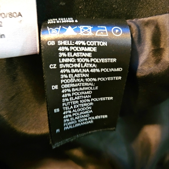 Black pencil skirt with knot detail Size 12 Gold Zipper NWOT - Picture 4 of 5